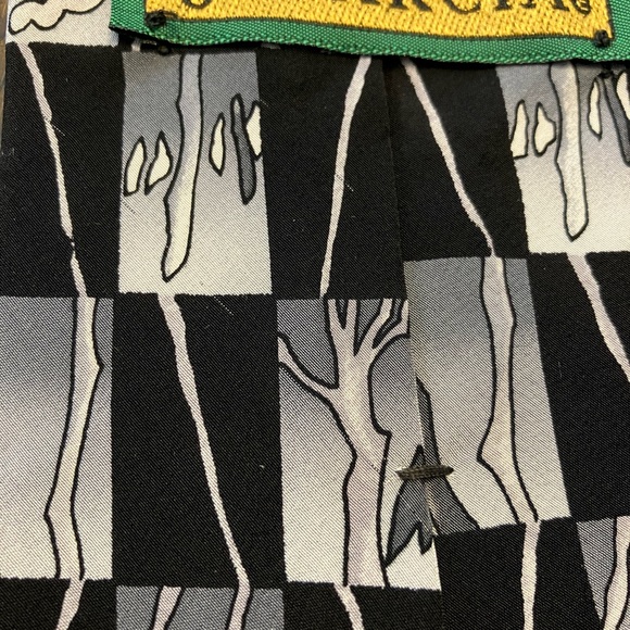 J. Garcia Black/Gray/White tie - Picture 3 of 3